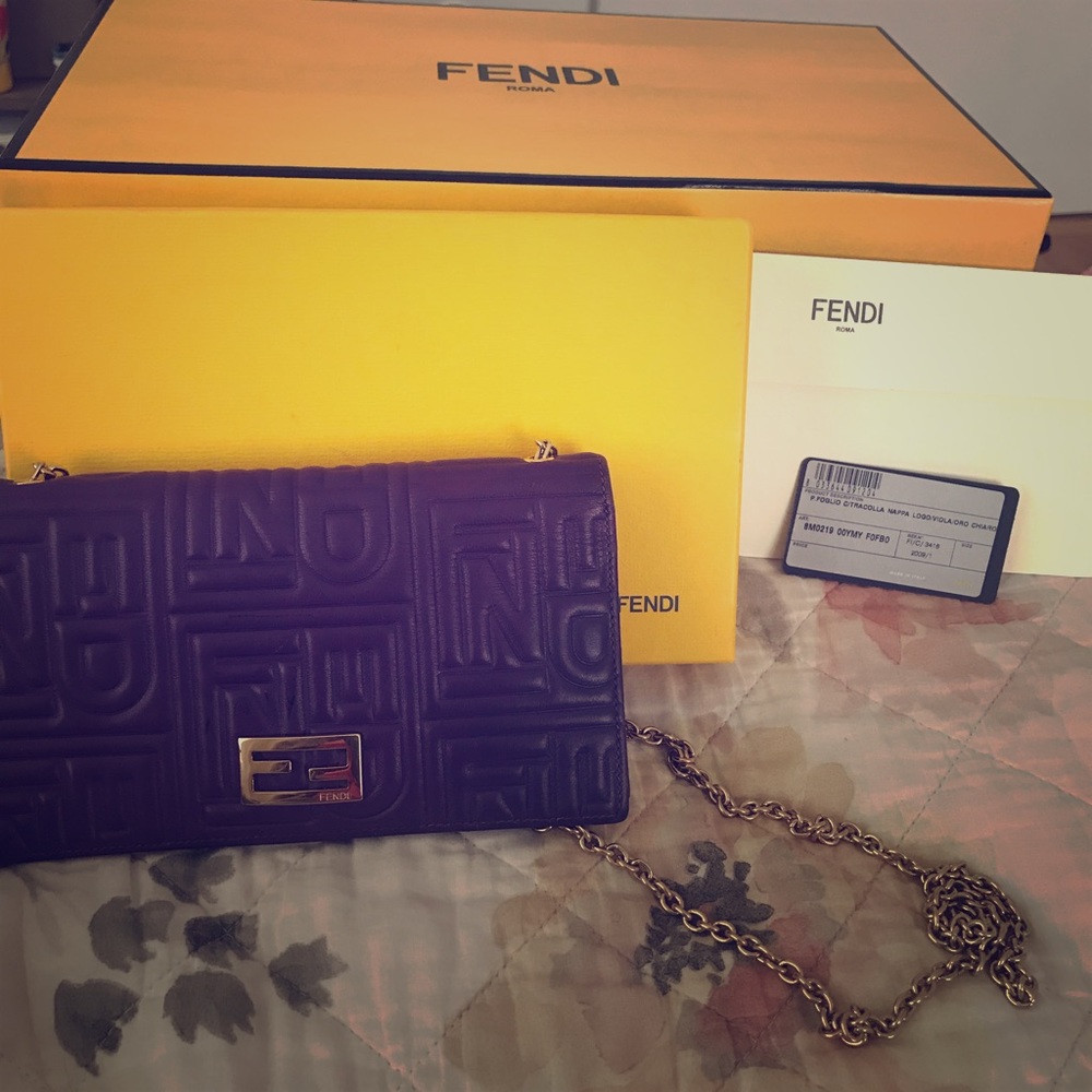 Fendi wallet with small Fendi box